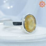 yellow sapphire ring