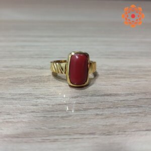 red coral ring