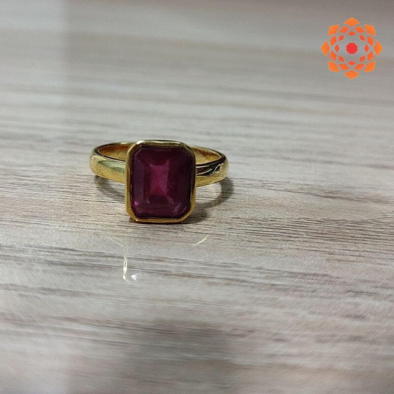 Handmade ruby ring | Manik ring