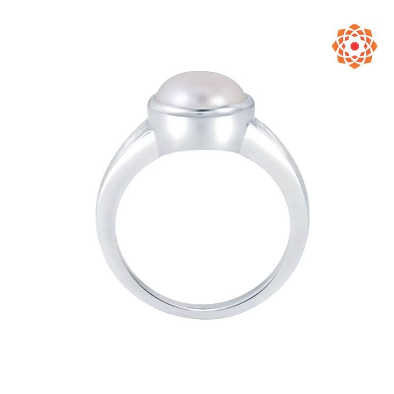 EVERYTHING GEMS 9.25 Ratti 8.80 Carat Pearl Ring Silver Ring Moti Natural &  WTGTL Lab Certified Brass Pearl Silver Plated Ring Price in India - Buy  EVERYTHING GEMS 9.25 Ratti 8.80 Carat