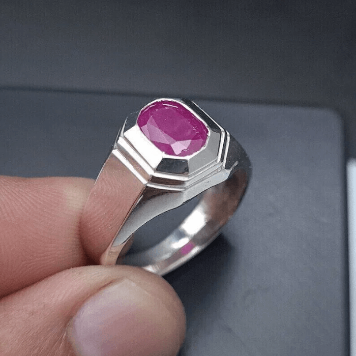Ruby Gold Ring (Design A7) | GemPundit