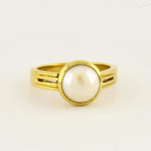 Natural South Sea Pearl Gemstone Ring