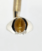 Natural Cats eye Gemstone Men's Wear Ring