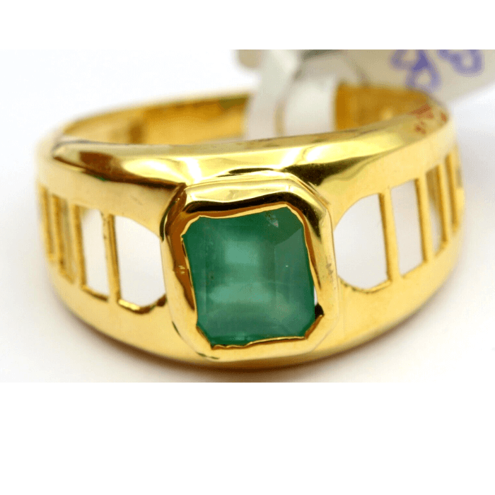 Sterling Silver Chatham Created Emerald Ring– MBJ Consignment & Company