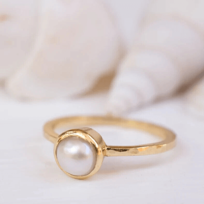 Pearl Ring, 92.5% Sterling Silver Ring, Silver Pearl Ring, Fresh Water Pearl  Ring, Rings for Women, Handmade Ring, Designer Ring, Boho Ring - Etsy |  Silver pearl ring, Turquoise ring silver, Pearl ring
