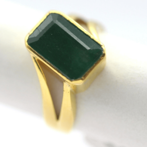 Men's Wear Natural Emerald Gemstone Ring