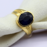 Men's Natural Blue Sapphire Gemstone Ring