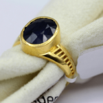 Men's Natural Blue Sapphire Gemstone Ring