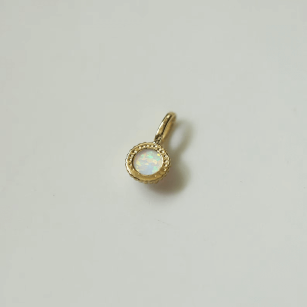 Opal Gemstone Charm Pendant