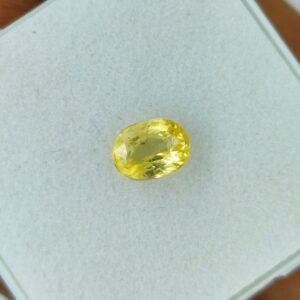 Loose Yellow Sapphire Gemstone