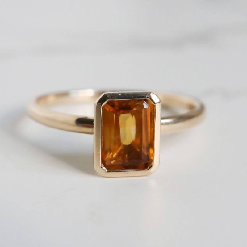 Citrine ring