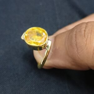 Yellow Sapphire ring