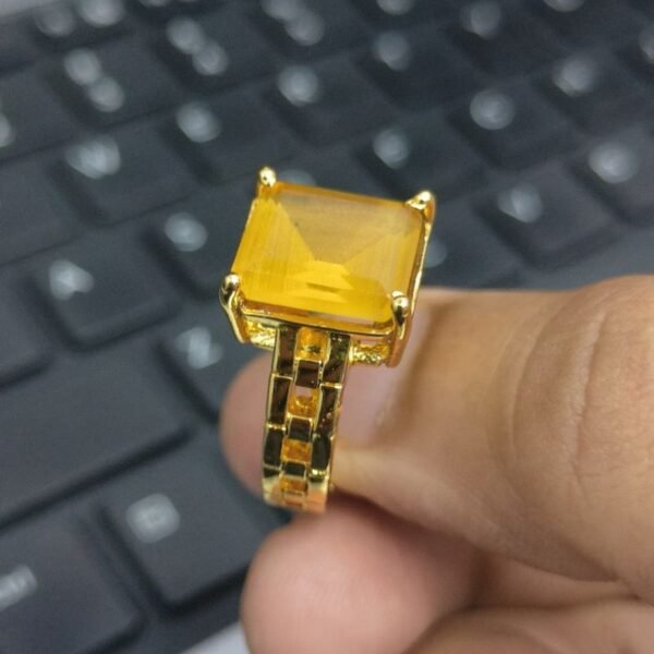 Yellow Sapphire ring