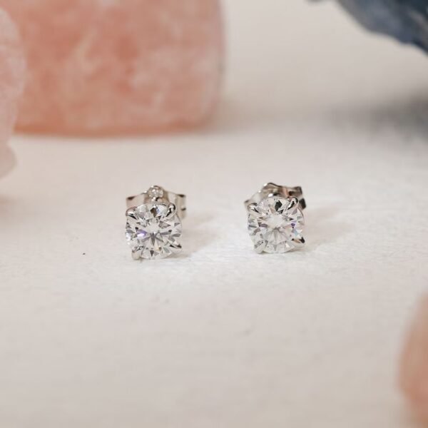 CVD Diamond Stud Earring