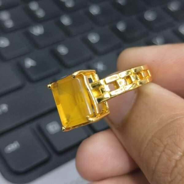 Yellow Sapphire ring