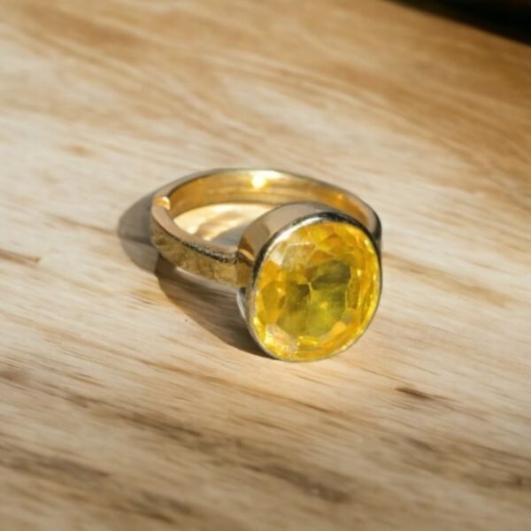 Yellow Sapphire Ring