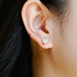 Stud Lab Grown Diamond Earring/ CVD Diamond Stud Earring