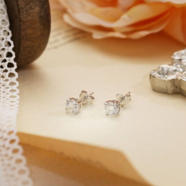 CVD Diamond Stud Earring