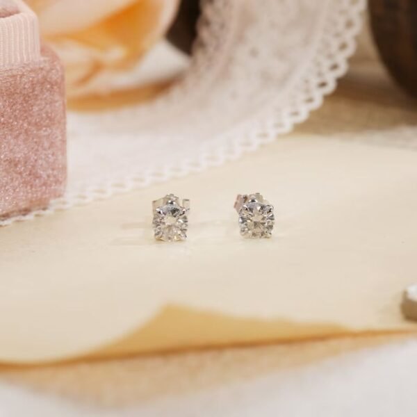 CVD Diamond Stud Earring