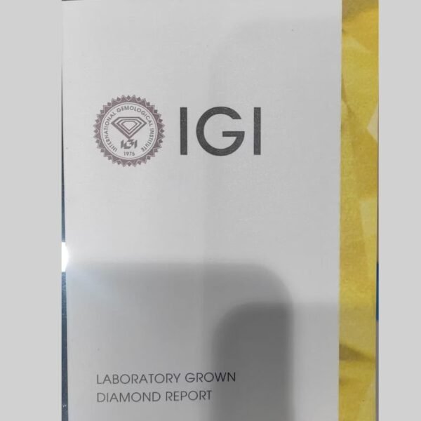 Loose Lab Grown CVD Diamond Certificate