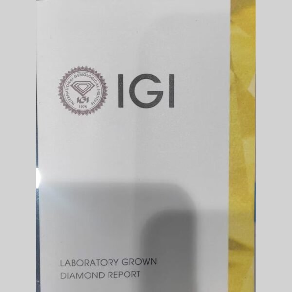 Loose Lab Grown CVD Diamond Certificate