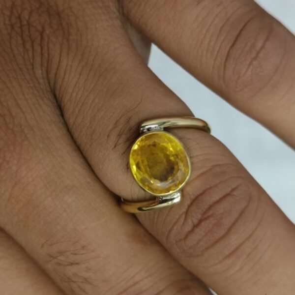 Yellow Sapphire ring