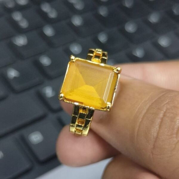 Yellow Sapphire ring