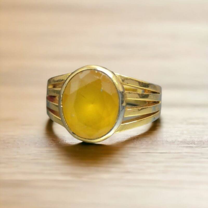 Yellow Sapphire ring