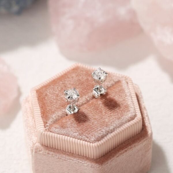 CVD Diamond Stud Earring