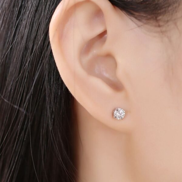 CVD Diamond Stud Earring