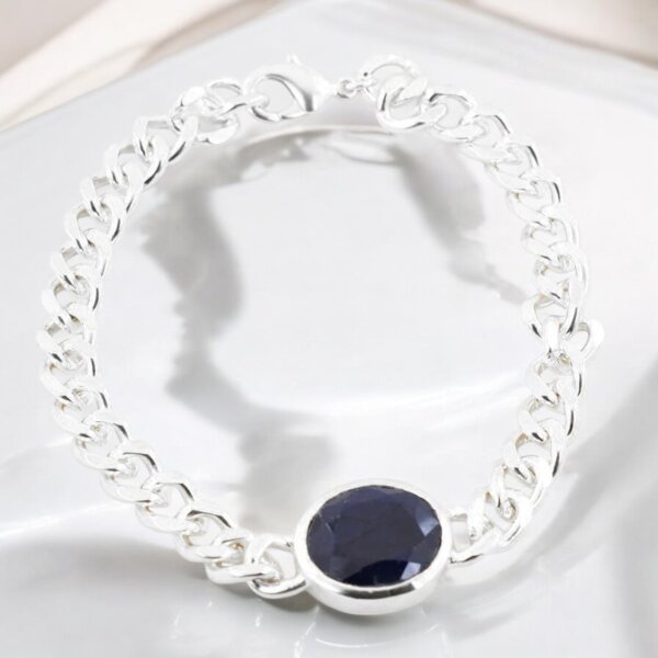 Blue sapphire bracelet