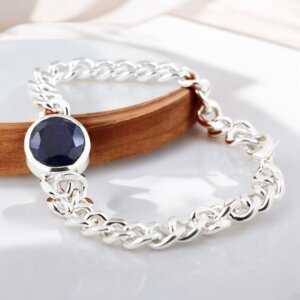 Blue sapphire bracelet