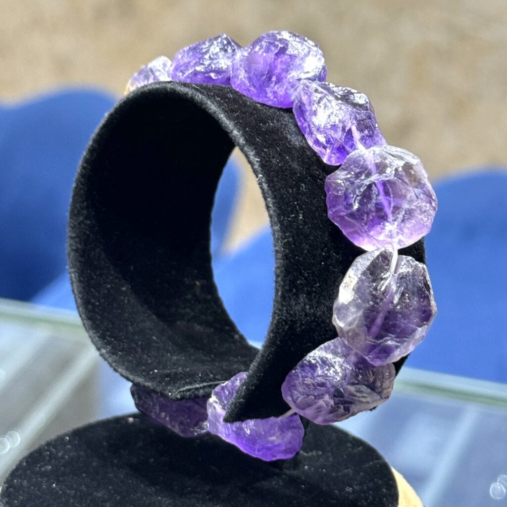 Raw Amethyst Bracelet