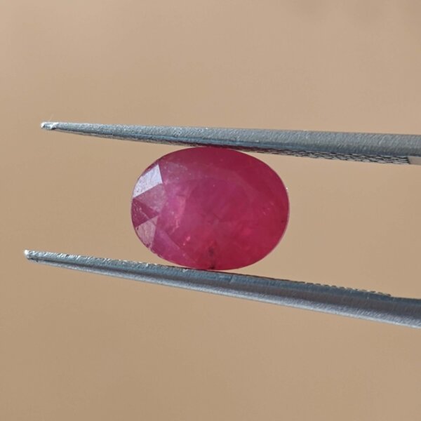 2.62 Carat/ 2.85 Ratti Burma Ruby Gemstone