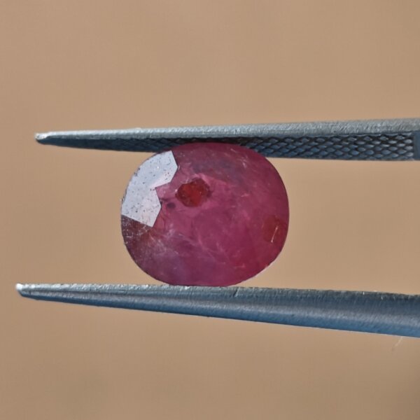 2.64 Carat/ 2.87 Ratti Burma Ruby Gemstone