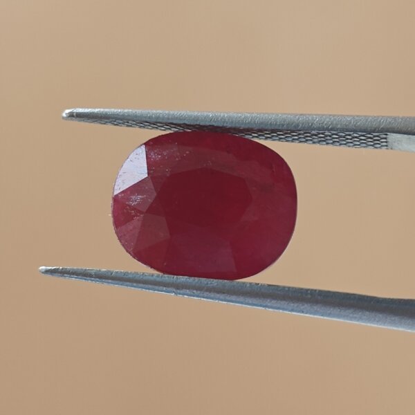 5.87 Carat/ 6.39 Ratti Burma Ruby Gemstone