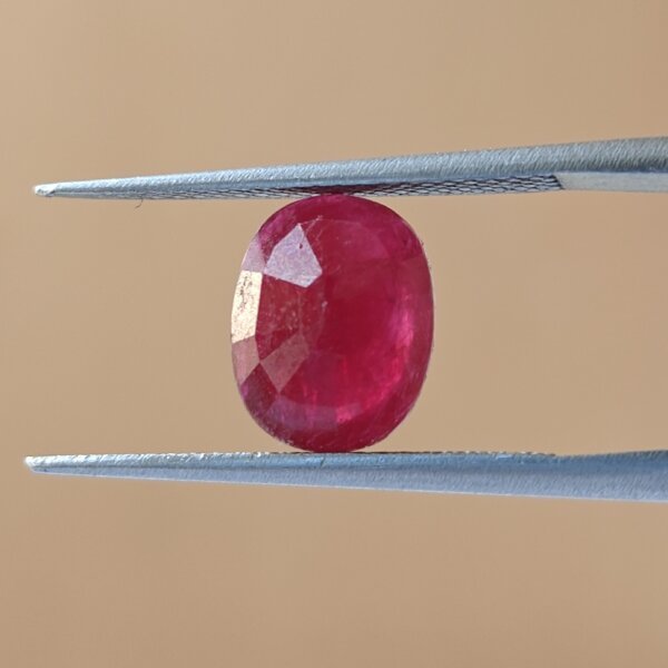 2.98 Carat/ 3.24 Ratti Burma Ruby Gemstone