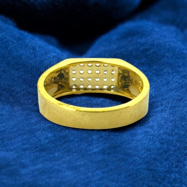 Golden and CVD Diamond Horizon ring