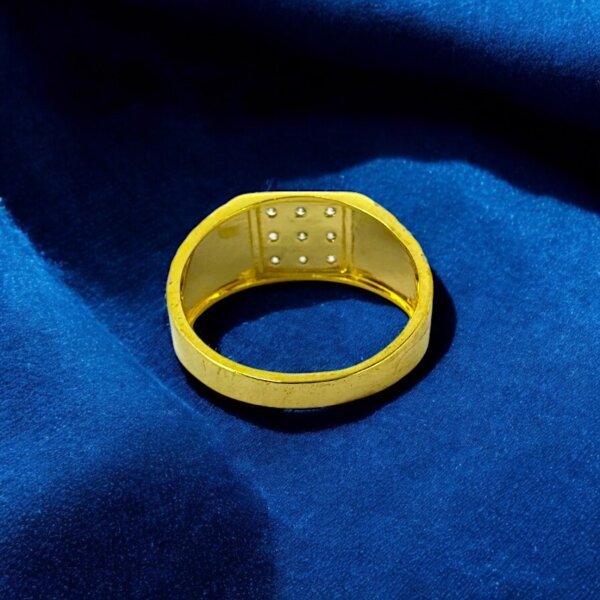 Golden Matrix Ring