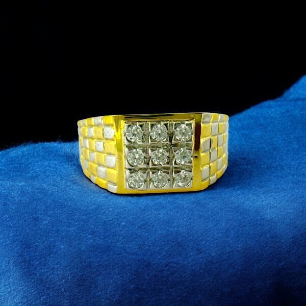 Golden Matrix Ring