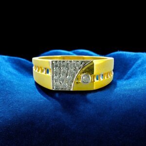 Golden Harmony Curve Ring