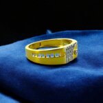 Golden Harmony Curve Ring