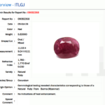 5.82 Carat/ 6.34 Ratti Burma Ruby Gemstone