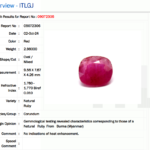 2.98 Carat/ 3.24 Ratti Burma Ruby Gemstone