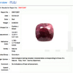 8.98 Carat/ 9.78 Ratti Burma Ruby Gemstone