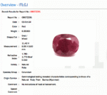 6.35 Carat/ 6.92 Ratti Burma Ruby Gemstone