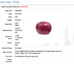 4.57 Carat/ 4.98 Ratti Burma Ruby Gemstone - Image 5