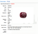 4.97 Carat/ 5.41 Ratti Burma Ruby Gemstone