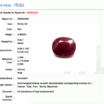 2.98 Carat/ 3.24 Ratti Burma Ruby Gemstone