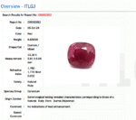 6.83 Carat/ 7.44 Ratti Burma Ruby Gemstone